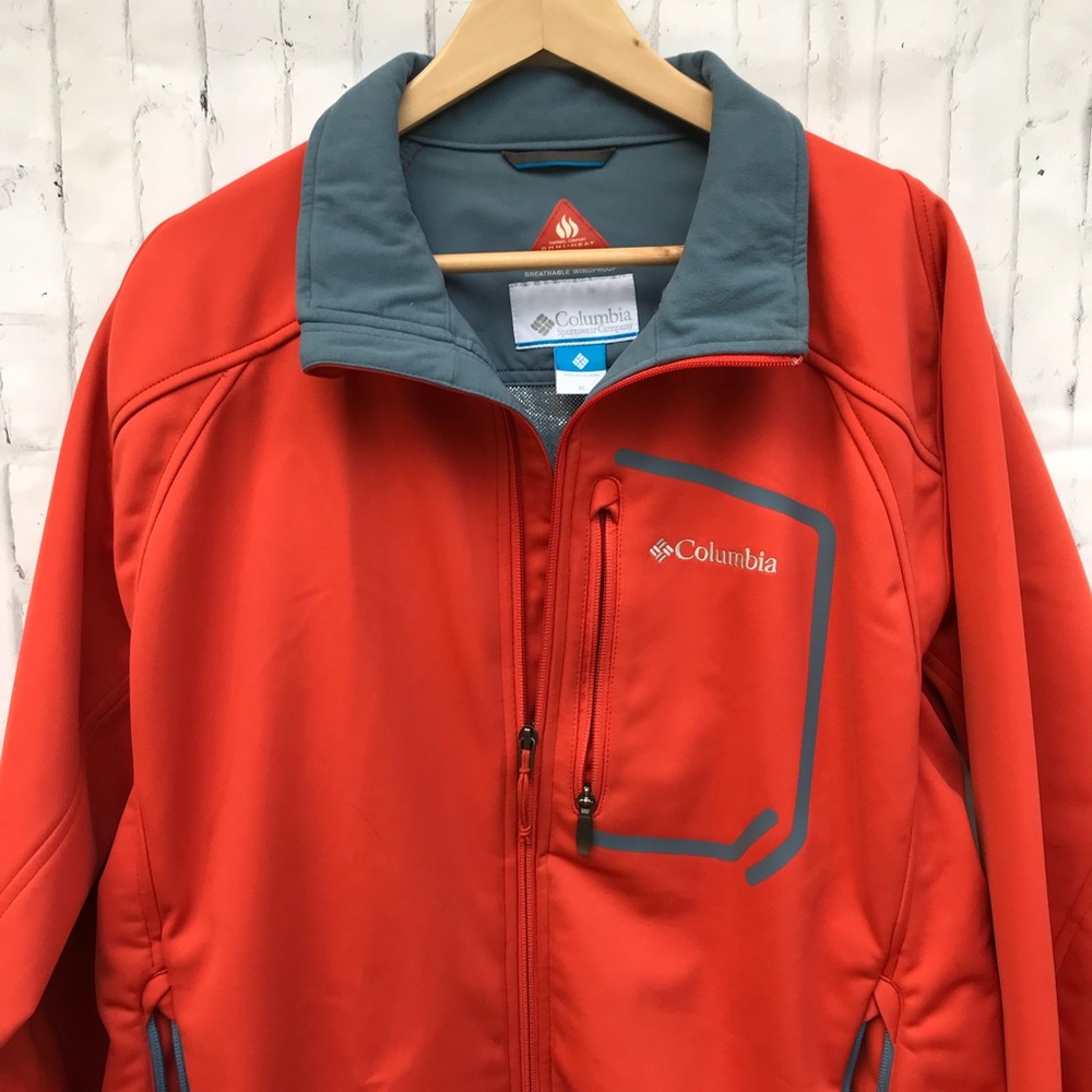 Orange Omni-Heat Columbia Jacket